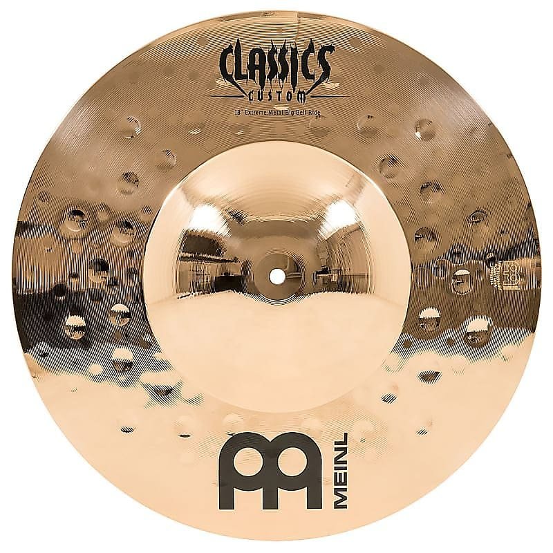 Platillo ride de campana grande de metal extremo Meinl Classics Custom CC18EMBBR-B de 18"